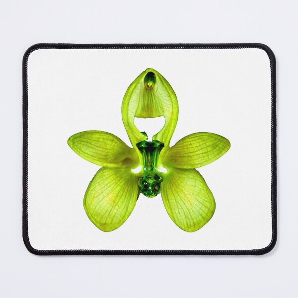Item preview, Uranium Glass Orchid designed and sold by ValenciaElla.