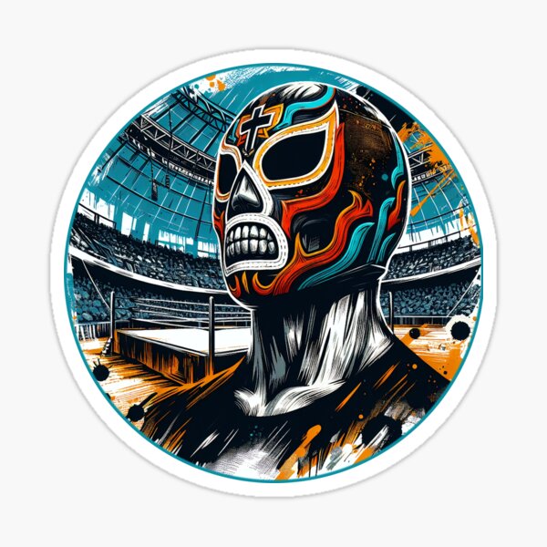 Item preview, Lucha Libre Cross designed and sold by Kobeko.