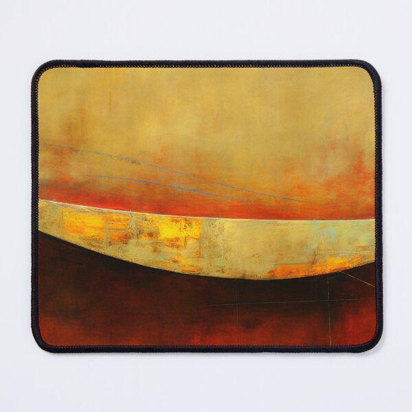 Item preview, Abstract boat on red designed and sold by DeMuurdecoratie.