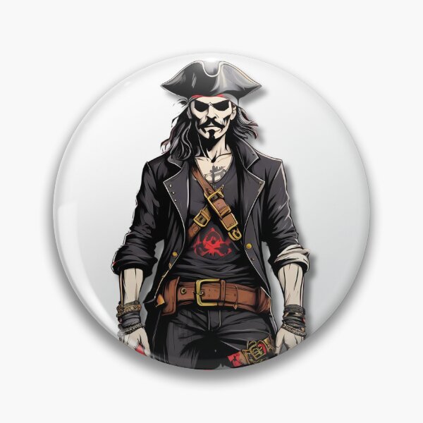 Item preview, Pirate T-Shirt: Bold Gothic Rebellion designed and sold by ARTIST-BRUSH.
