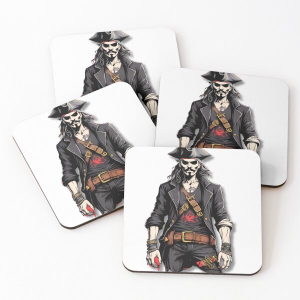 Item preview, Pirate T-Shirt: Bold Gothic Rebellion designed and sold by ARTIST-BRUSH.