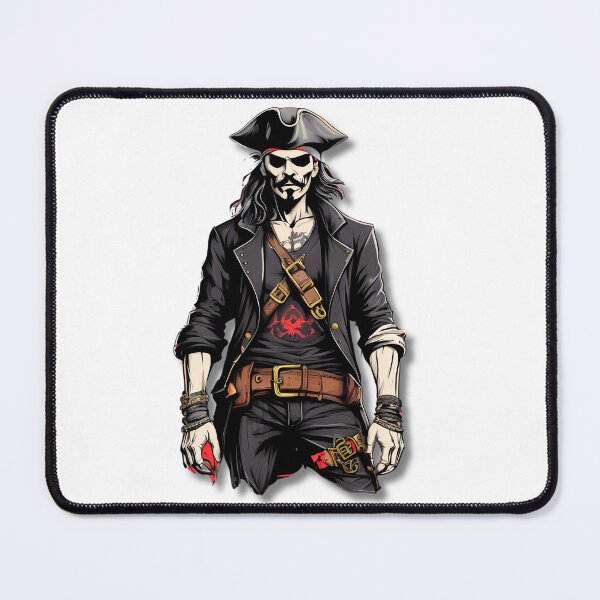 Item preview, Pirate T-Shirt: Bold Gothic Rebellion designed and sold by ARTIST-BRUSH.
