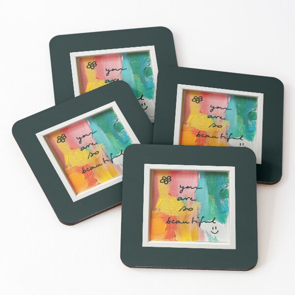 Item preview, You are so beautiful, positive message, colorful graphics designed and sold by silent-violin.