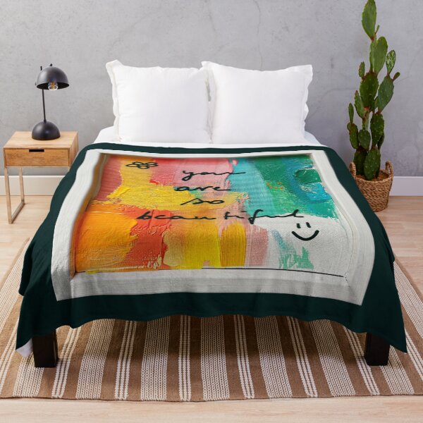 Item preview, You are so beautiful, positive message, colorful graphics designed and sold by silent-violin.