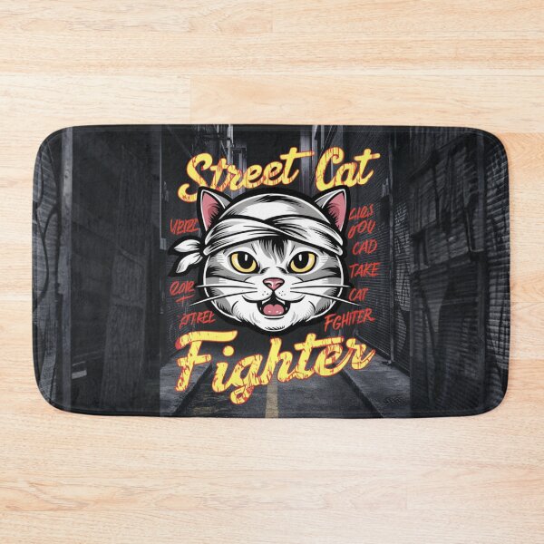 Item preview, Street Cat Fighter designed and sold by FanaticB.