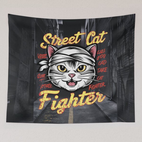 Item preview, Street Cat Fighter designed and sold by FanaticB.