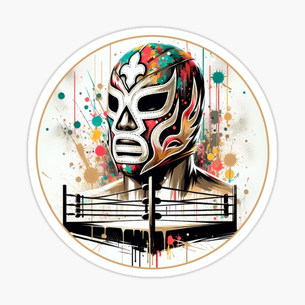 Artikel-Vorschau von Lucha Libre Watercolor, designt und verkauft von Kobeko.