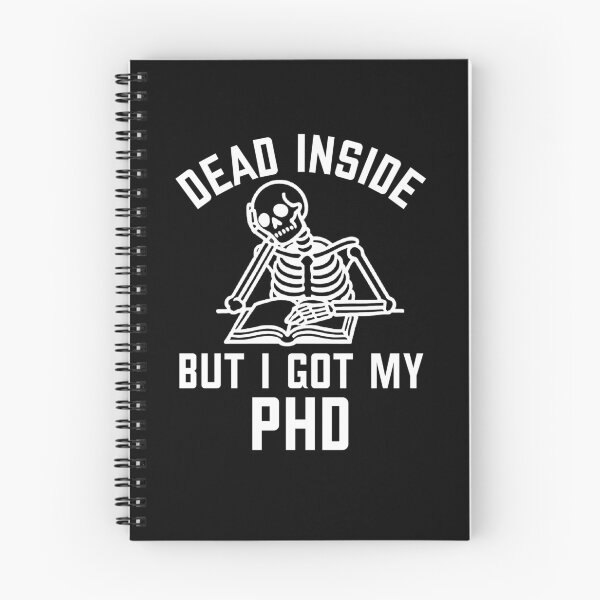 Item preview, Dead Inside But I Got My PhD Funny PhD Graduation  designed and sold by The Junto Shop.