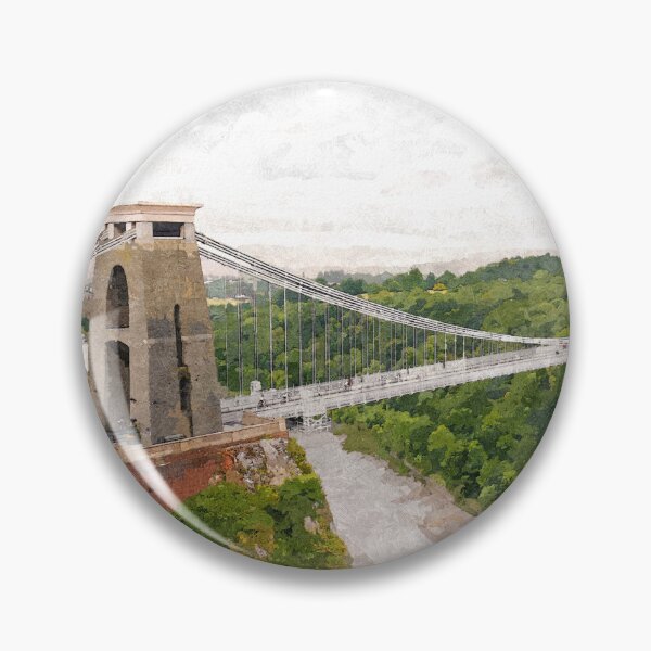 Item preview, Clifton Suspension Bridge, Avon Gorge, Wildflowers designed and sold by stevepaint.