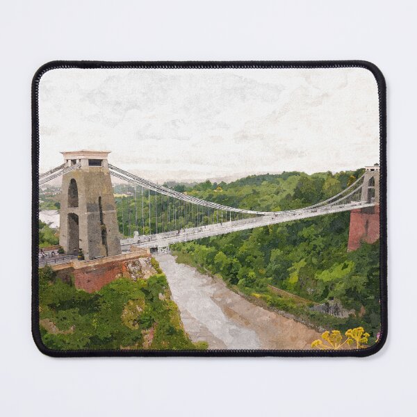 Item preview, Clifton Suspension Bridge, Avon Gorge, Wildflowers designed and sold by stevepaint.