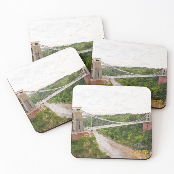 Item preview, Clifton Suspension Bridge, Avon Gorge, Wildflowers designed and sold by stevepaint.