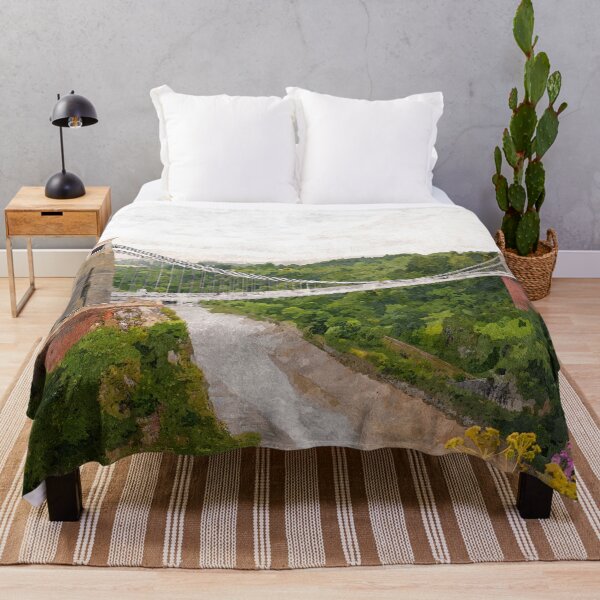 Item preview, Clifton Suspension Bridge, Avon Gorge, Wildflowers designed and sold by stevepaint.