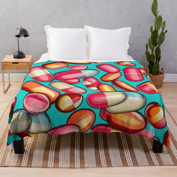 Item preview, Colorful Pills Pattern Health Drugs designed and sold by DreamCraze.