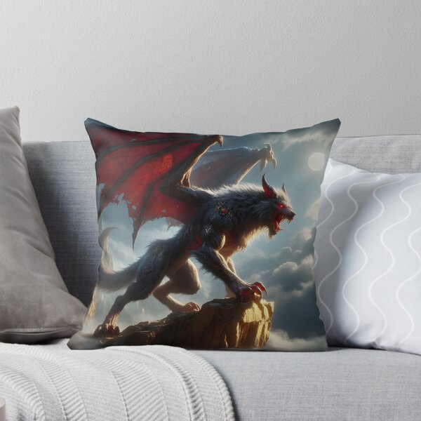 Item preview, Werewolf With Dragon Wings designed and sold by GalleryBrisArt.