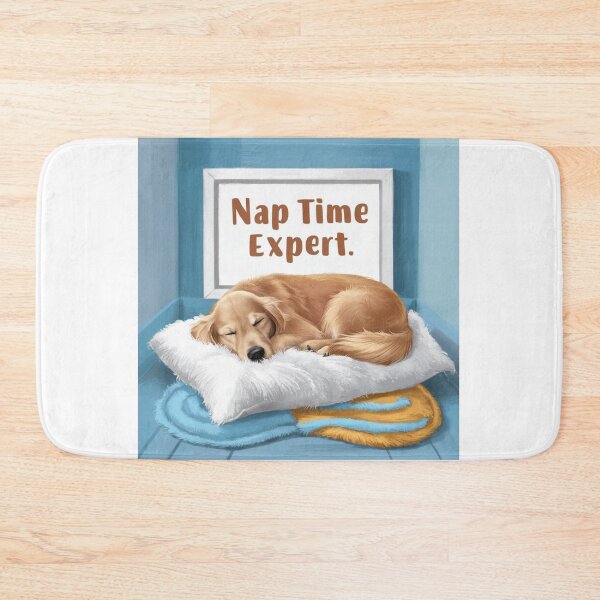 Item preview, Nap Time Expert Sleeping Dog Design designed and sold by deluxedigital1.