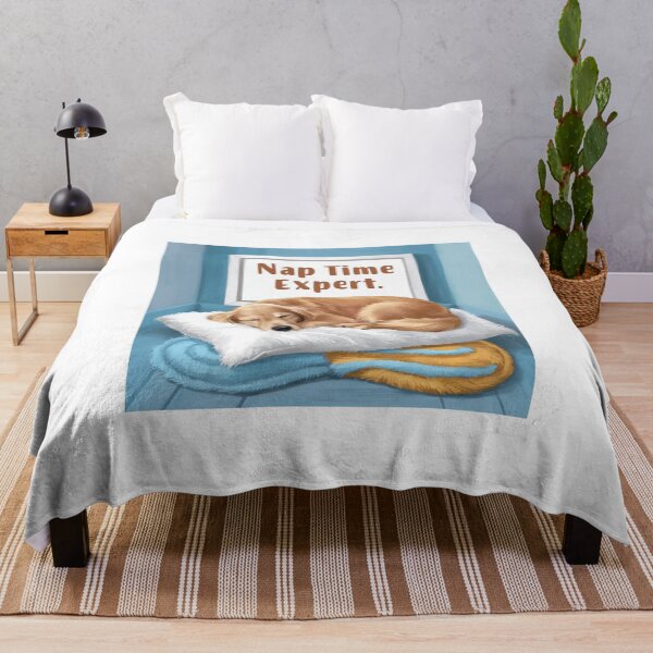 Item preview, Nap Time Expert Sleeping Dog Design designed and sold by deluxedigital1.