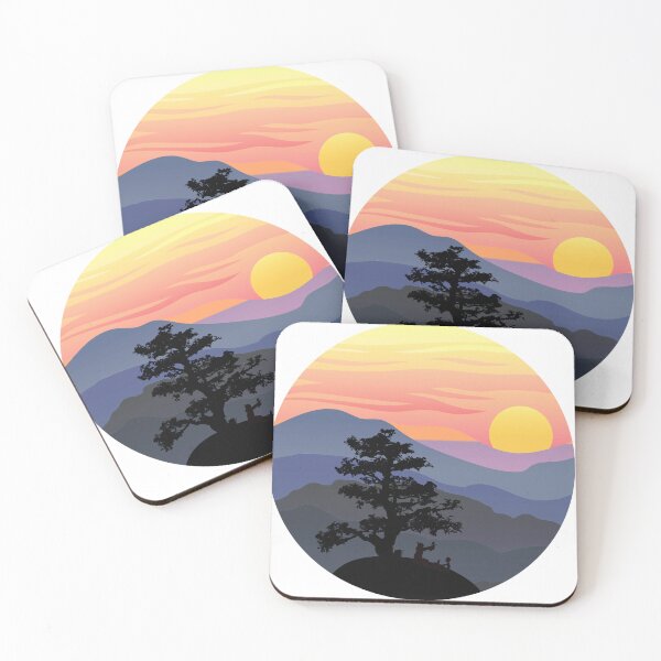 Item preview, Leaves from the Vine Iroh Zuko ATLA Sunset  designed and sold by not-karla.