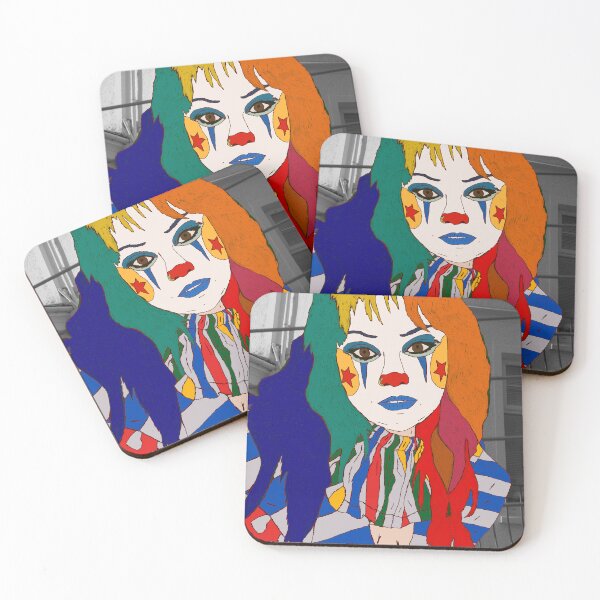 Item preview, clown girl portrait designed and sold by elkingtit.