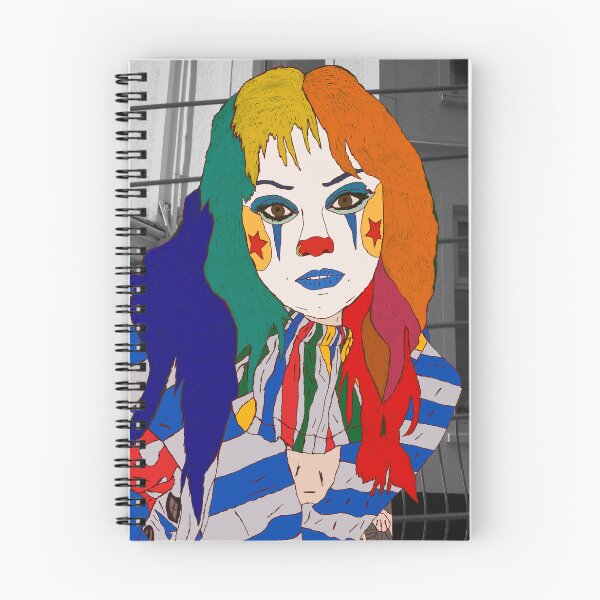 Item preview, clown girl portrait designed and sold by elkingtit.