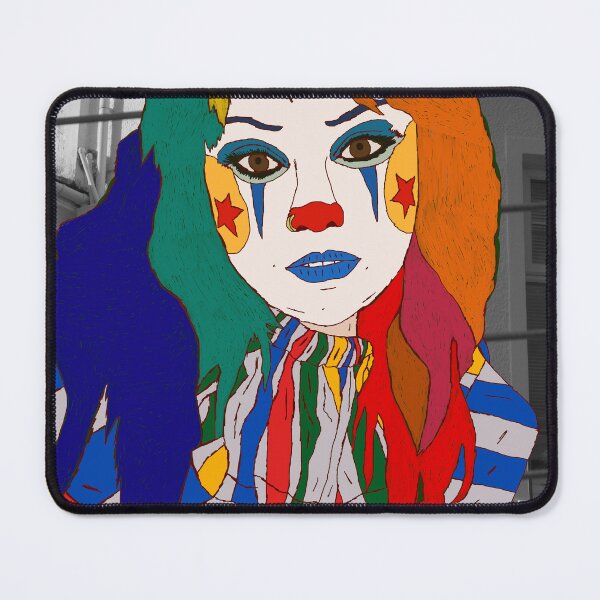 Item preview, clown girl portrait designed and sold by elkingtit.