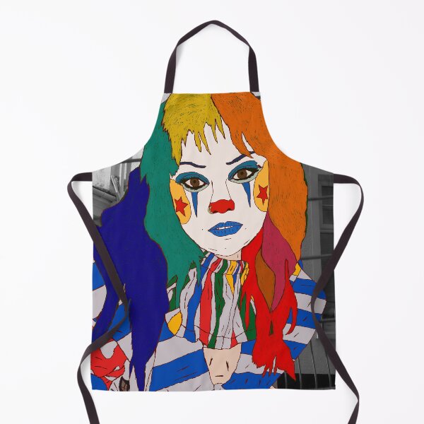 Item preview, clown girl portrait designed and sold by elkingtit.