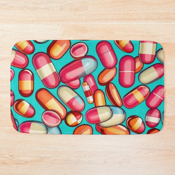 Item preview, Colorful Pills Pattern Health Drugs designed and sold by DreamCraze.