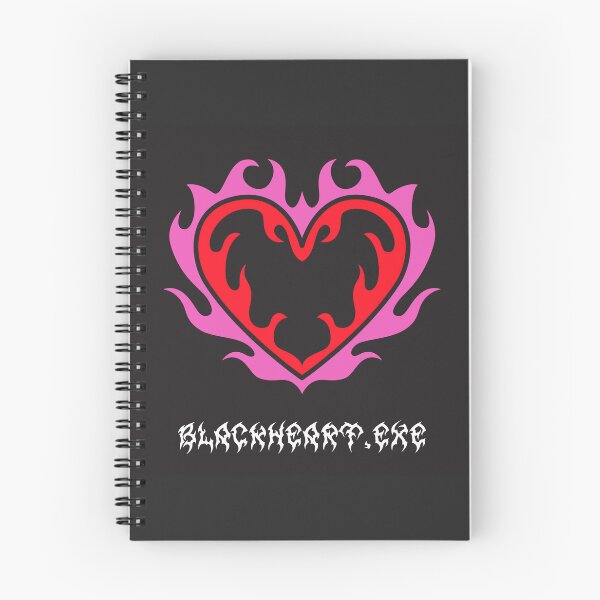 Item preview, Black Heart EXE Fire Heart Design designed and sold by WitcherDarkArts.