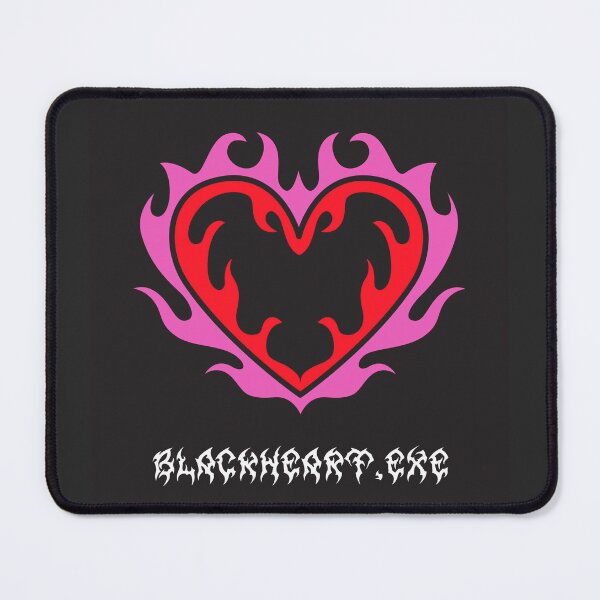 Item preview, Black Heart EXE Fire Heart Design designed and sold by WitcherDarkArts.