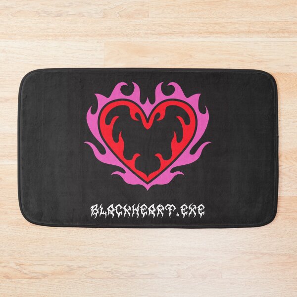 Item preview, Black Heart EXE Fire Heart Design designed and sold by WitcherDarkArts.