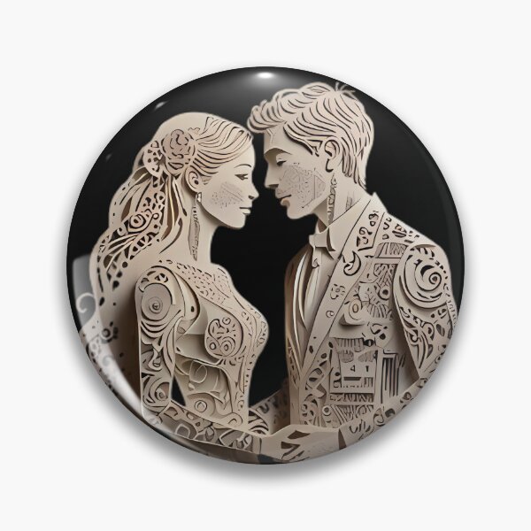 Item preview, Bride & Groom delicate classic design you can personalise with all your important Wedding Day - Party Details designed and sold by FocusedArt.