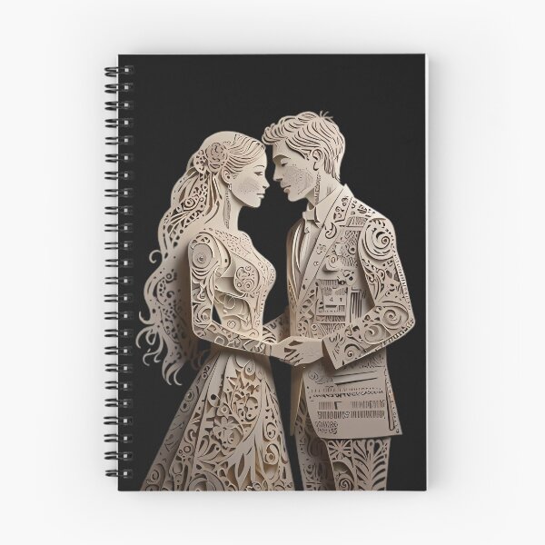 Item preview, Bride & Groom delicate classic design you can personalise with all your important Wedding Day - Party Details designed and sold by FocusedArt.