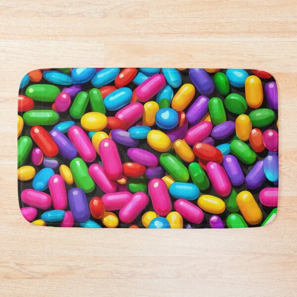 Item preview, Rainbow Color Pills Pattern designed and sold by DreamCraze.