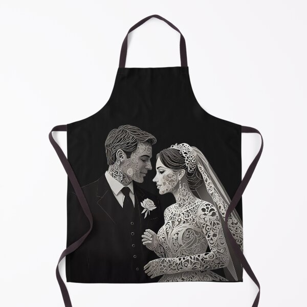 Item preview, Bride & Groom delicate classic design you can personalise with all your important Wedding Day - Party Details designed and sold by FocusedArt.