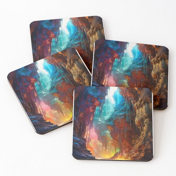 Item preview, The Underdark Caverns - Dark Fantasy Art concept designed and sold by Delerat7.