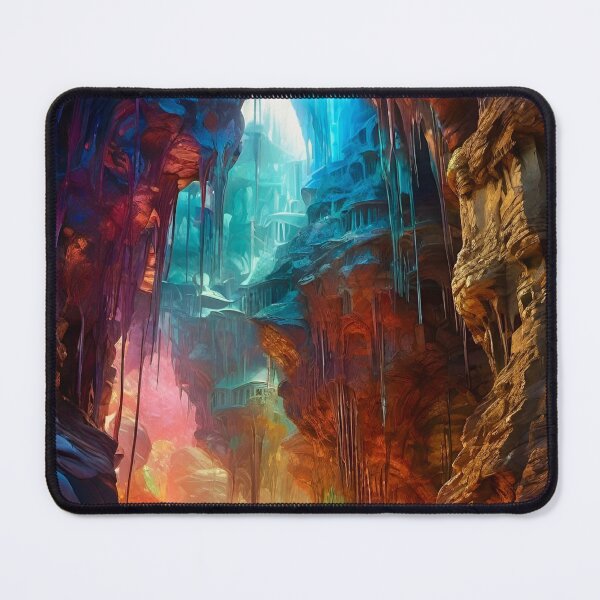 Item preview, The Underdark Caverns - Dark Fantasy Art concept designed and sold by Delerat7.