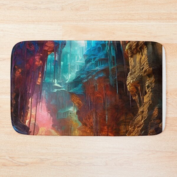 Item preview, The Underdark Caverns - Dark Fantasy Art concept designed and sold by Delerat7.