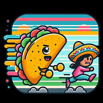 Vorschaubild zum Design Running Taco Girl von Kobeko