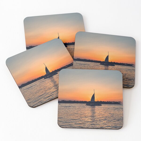 Item preview, Atardecer en yate en Key West designed and sold by JerryLangNI.
