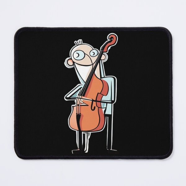 Item preview, Musician Man and Double Bass designed and sold by Canan Topantas.