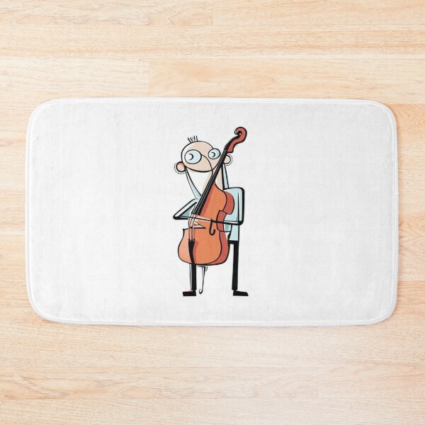 Item preview, Musician Man and Double Bass designed and sold by Canan Topantas.