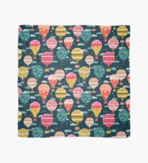 Hot Air Balloons - Retro, Vintage-inspired Print and Pattern by Andrea Lauren Scarf