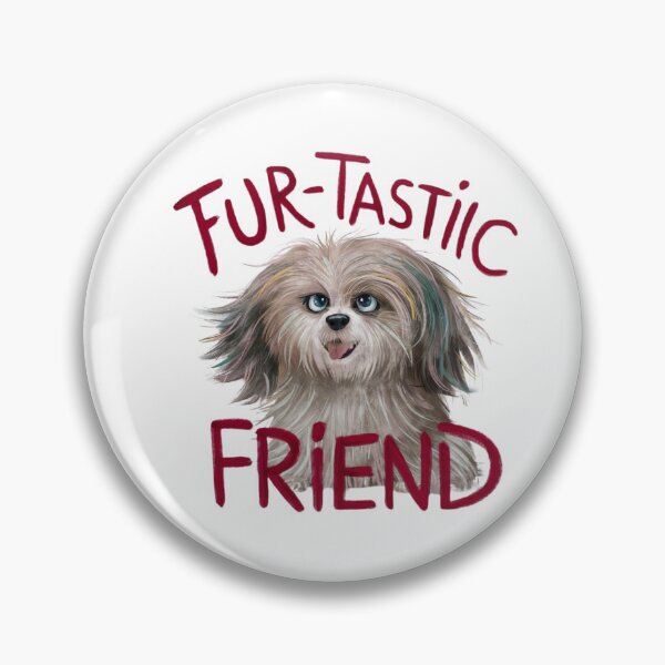 Item preview, Fur-tastic Friend Fluffy Dog Illustration designed and sold by deluxedigital1.