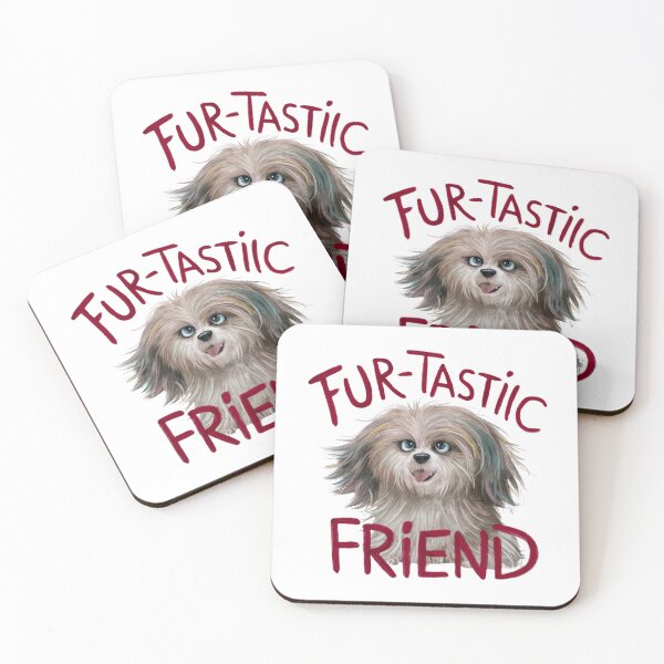 Item preview, Fur-tastic Friend Fluffy Dog Illustration designed and sold by deluxedigital1.