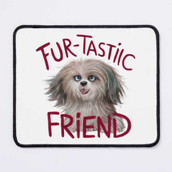 Item preview, Fur-tastic Friend Fluffy Dog Illustration designed and sold by deluxedigital1.