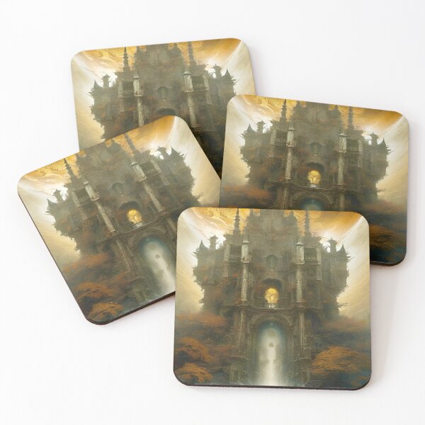 Item preview, The Flooded Keep - Fantasy Art concept designed and sold by Delerat7.