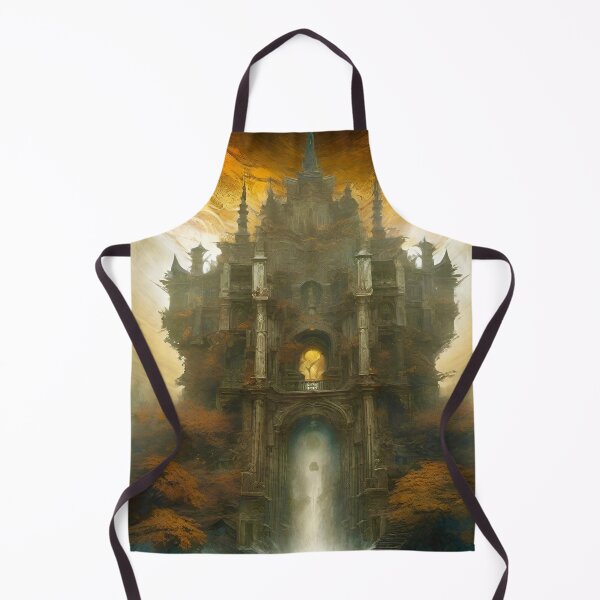 Item preview, The Flooded Keep - Fantasy Art concept designed and sold by Delerat7.