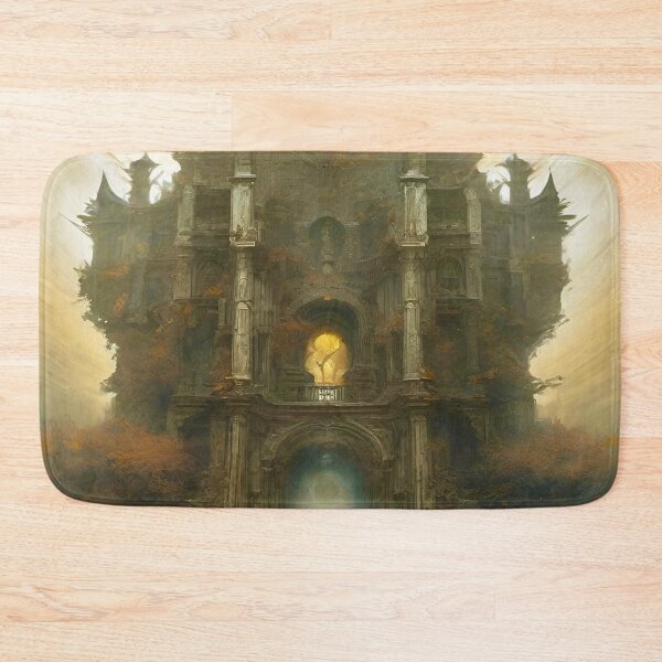 Item preview, The Flooded Keep - Fantasy Art concept designed and sold by Delerat7.