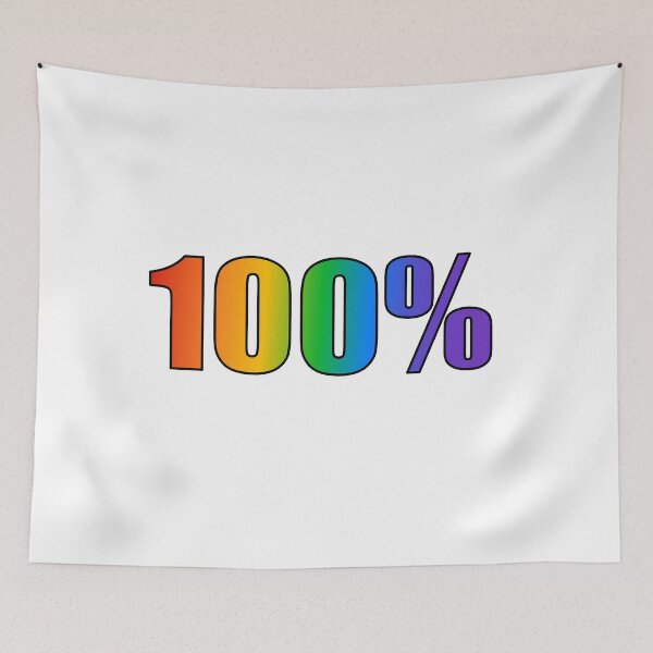 Item preview, 100 percent gay  designed and sold by Inspirationmotivation.