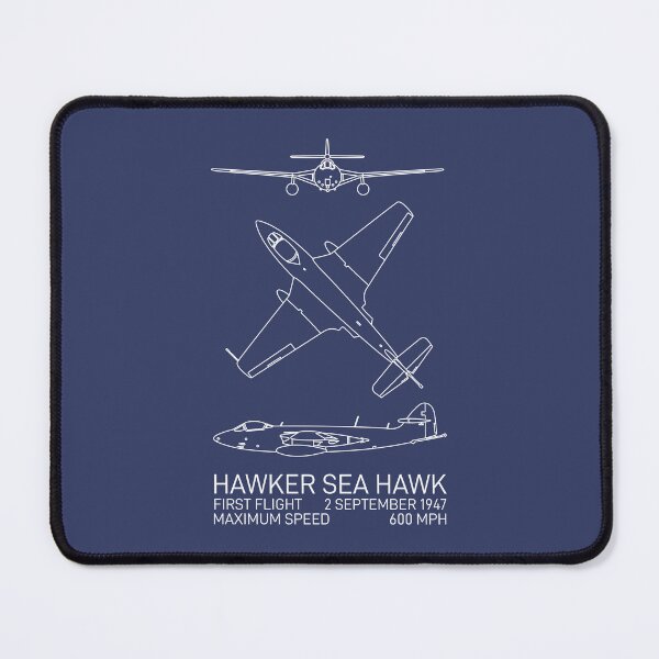 Item preview, Hawker Sea Hawk British Plane Blueprints Infographic designed and sold by MilitaryMart.