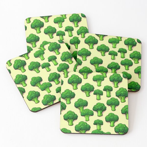 Item preview, Fresh Broccoli Healthy Food Allover Pattern designed and sold by DreamCraze.
